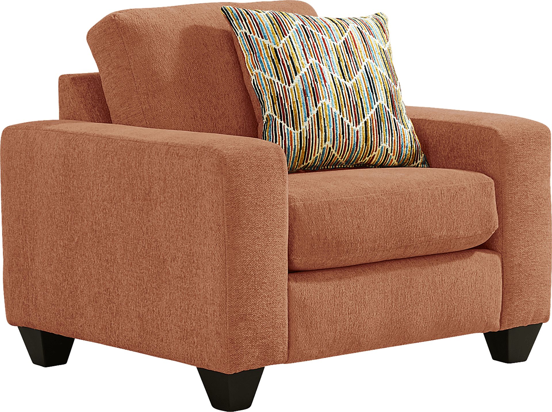 Mallard Trace Orange Chair - Image 1