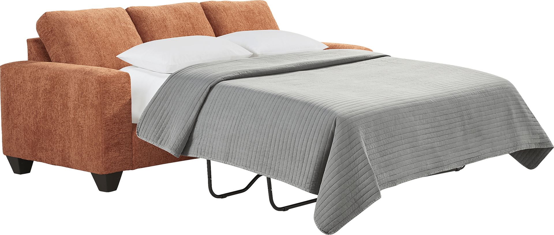 Mallard Trace Orange Sleeper Sofa - Image 2