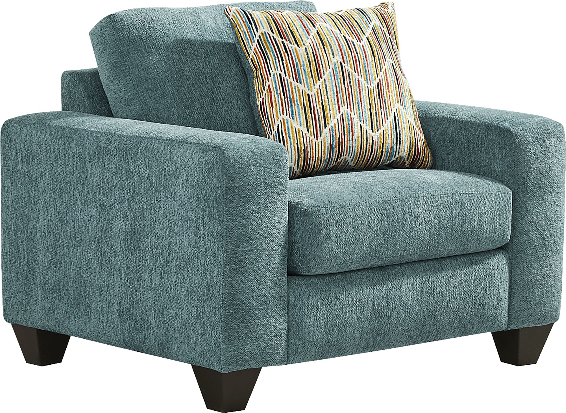 Mallard Trace Teal Chair - Image 1