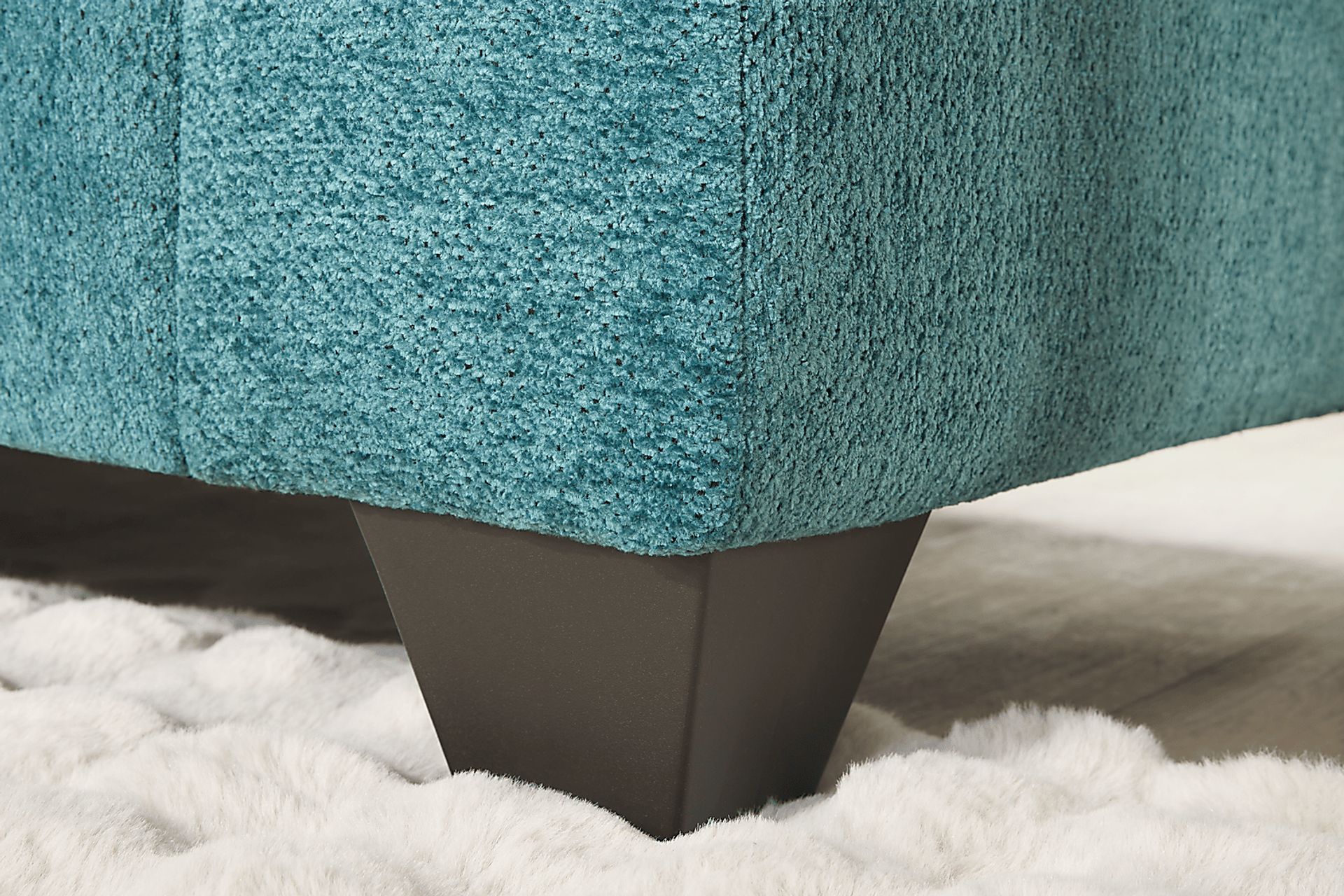 Mallard Trace Teal Loveseat - Image 4