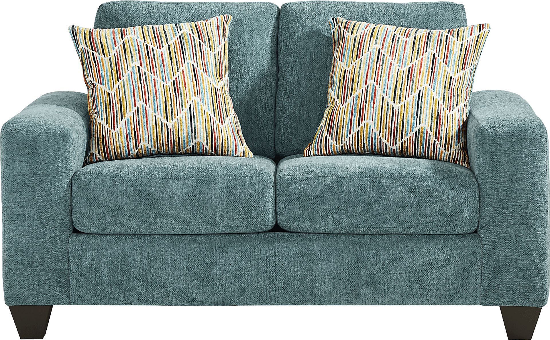 Mallard Trace Teal Loveseat - Image 1