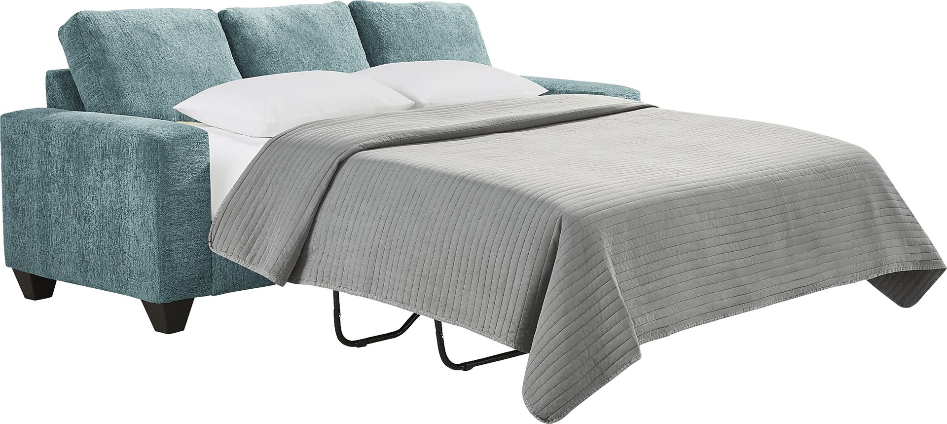 Mallard Trace Teal Sleeper Sofa - Image 2