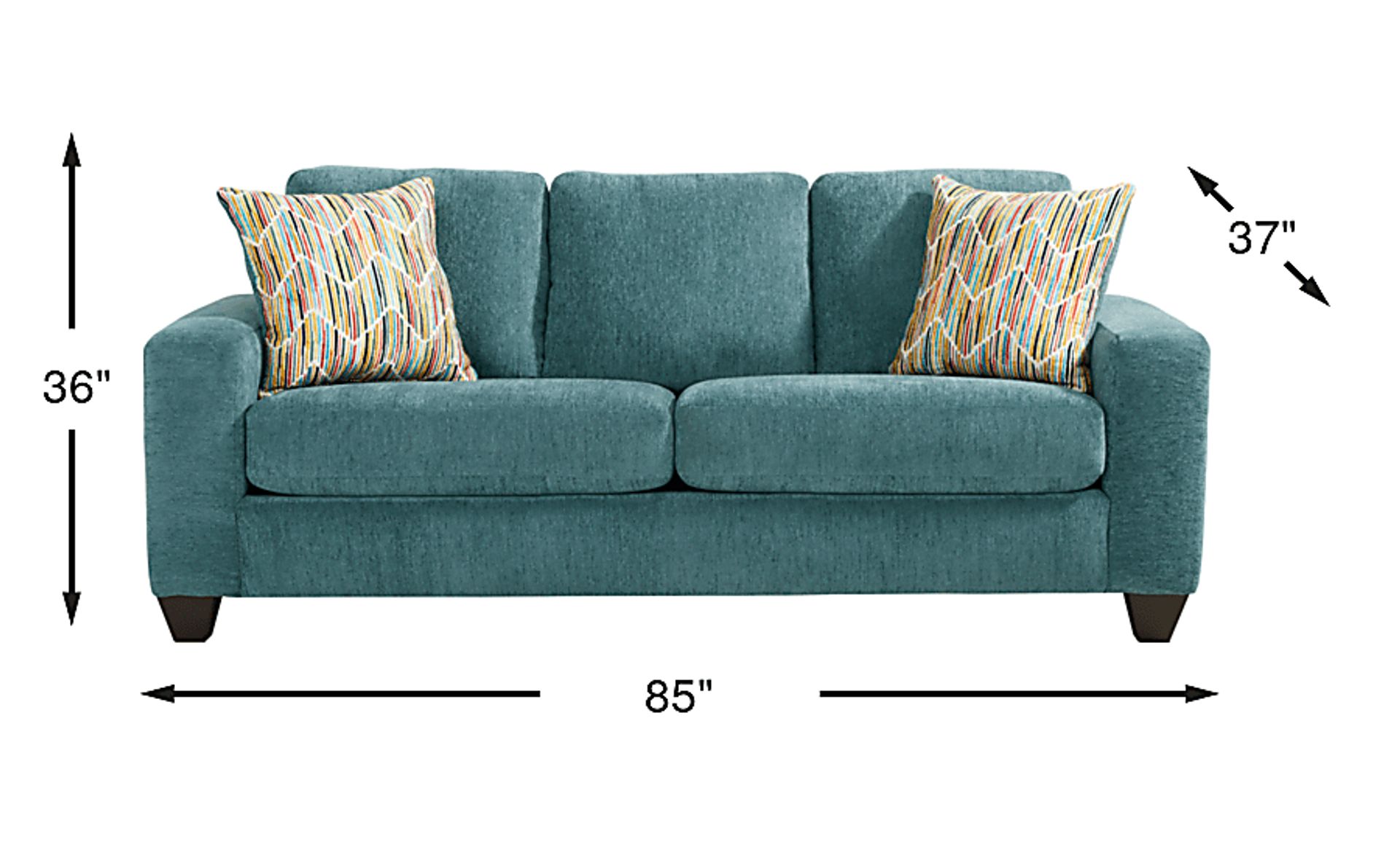 Dimension Image. Please refer to the Dimension Tab on this page for dimension details.