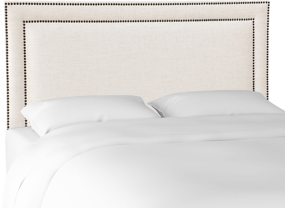 Mallay Linen Beige King Headboard | Rooms to Go