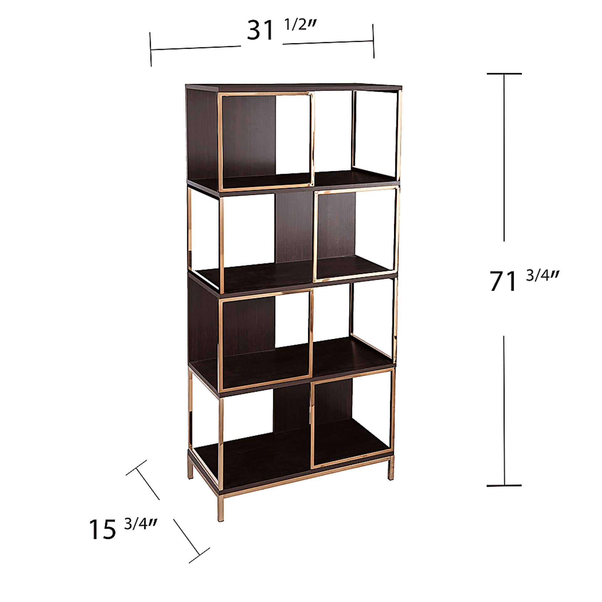 Mallgate Brown Bookcase - Image 9