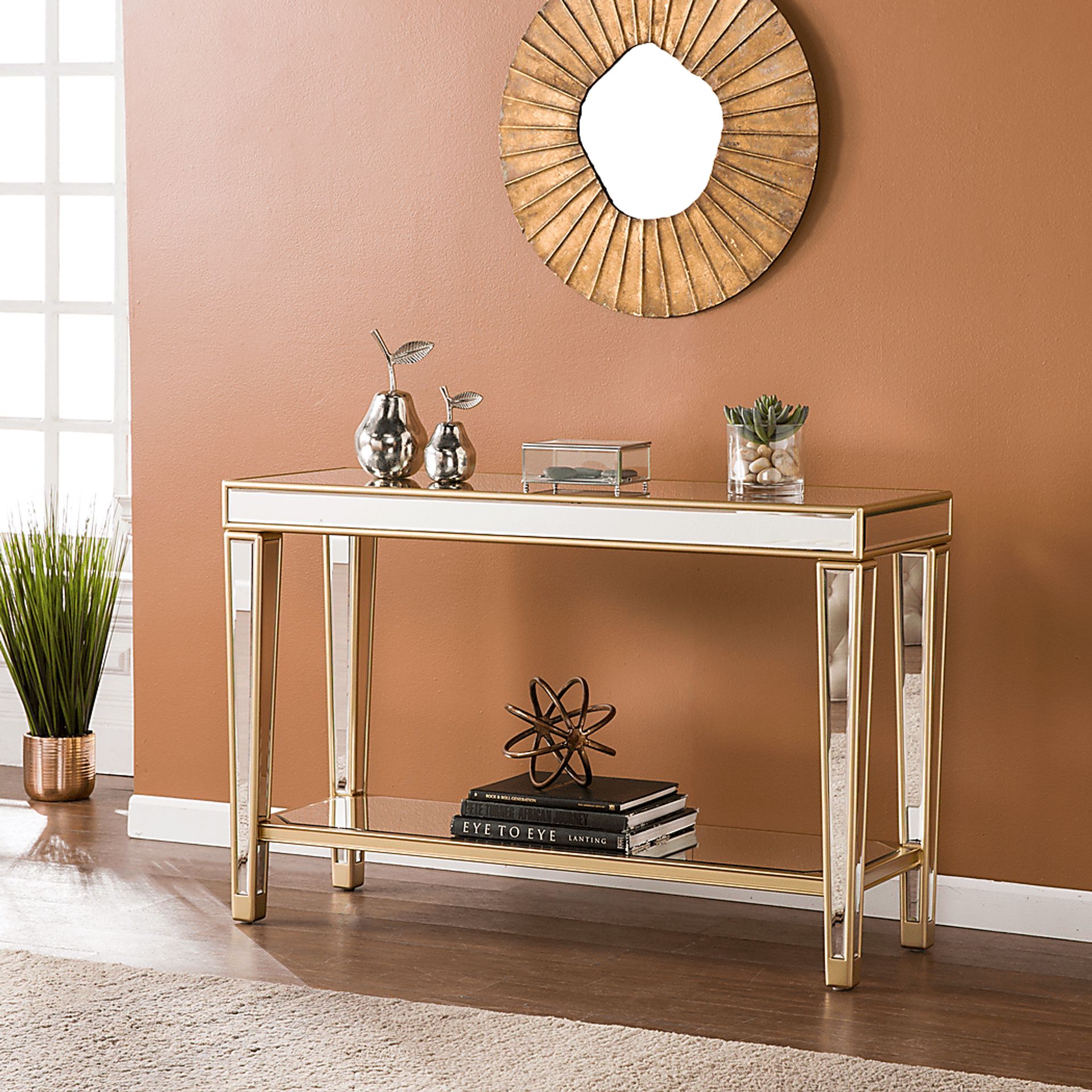 Mallina Champagne Console Table - Image 4