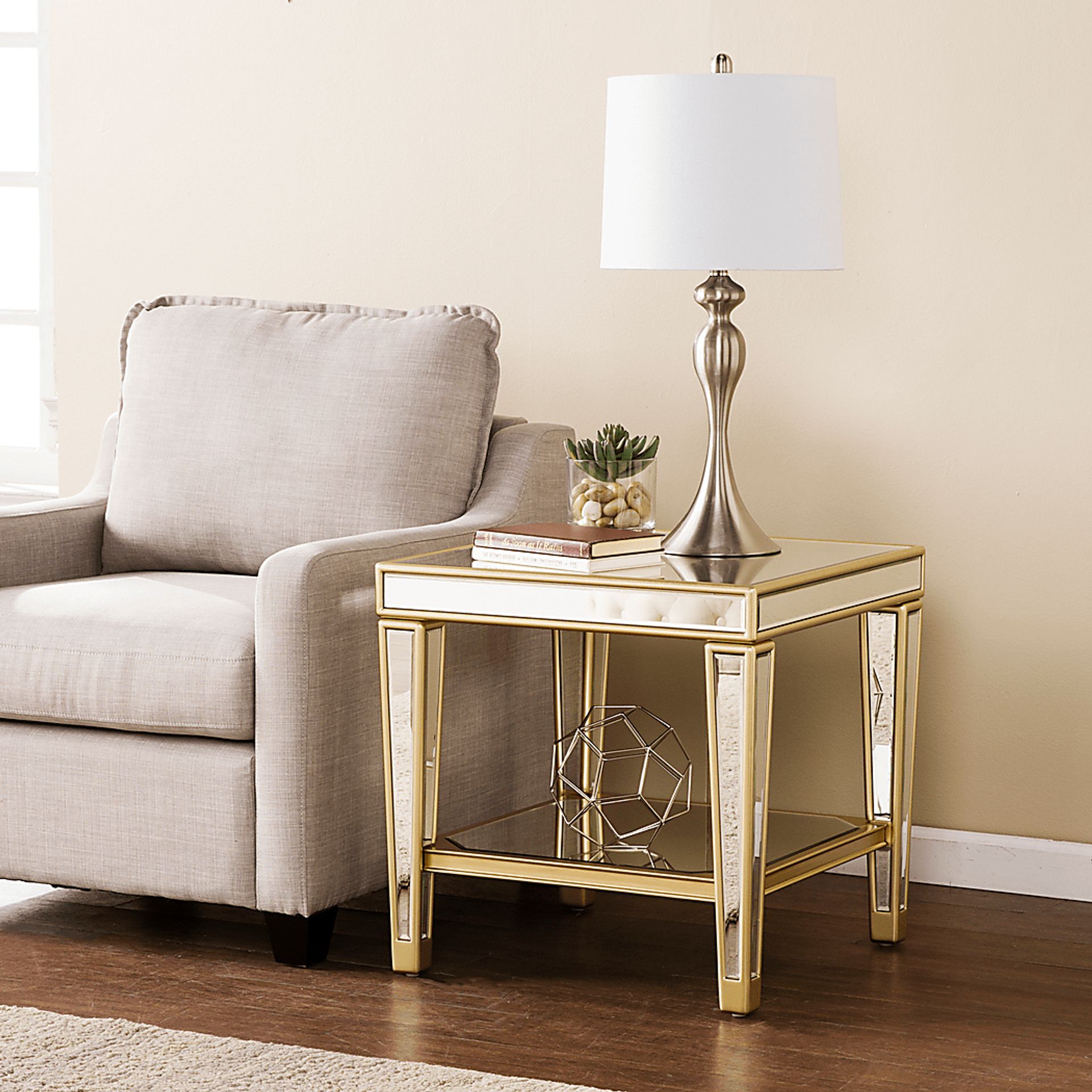 Mallina Champagne End Table - Image 3