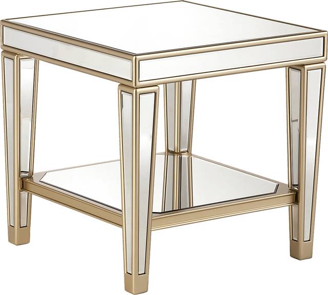 Mallina Champagne End Table - Thumbnail - Image 1