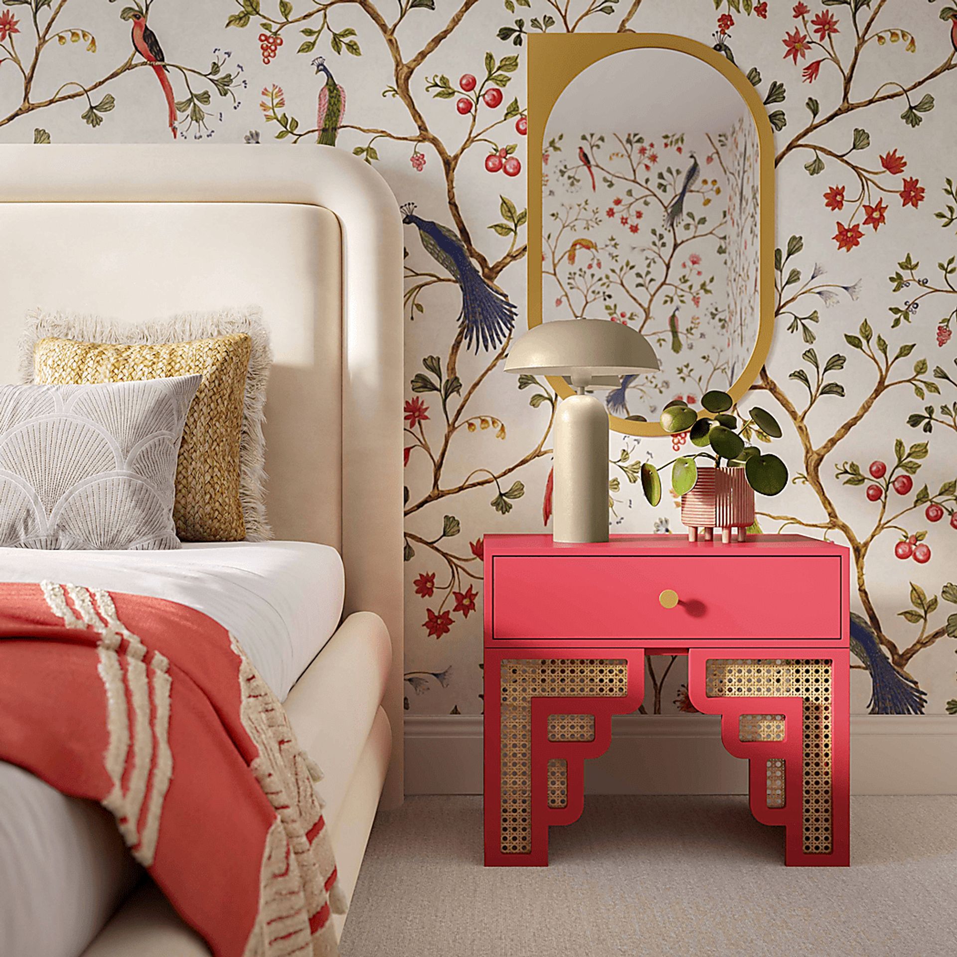 Mallory Place Cream Lamp - Image 2