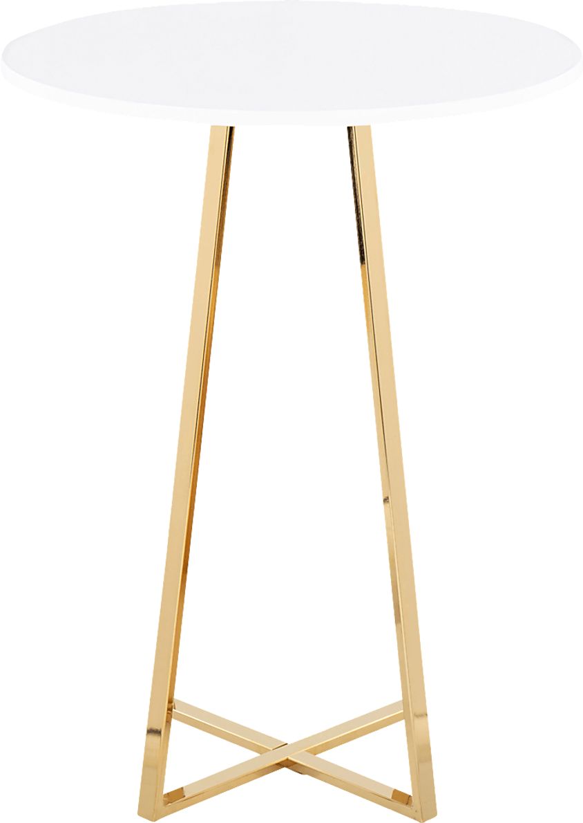 Mallvern White Counter Height Table