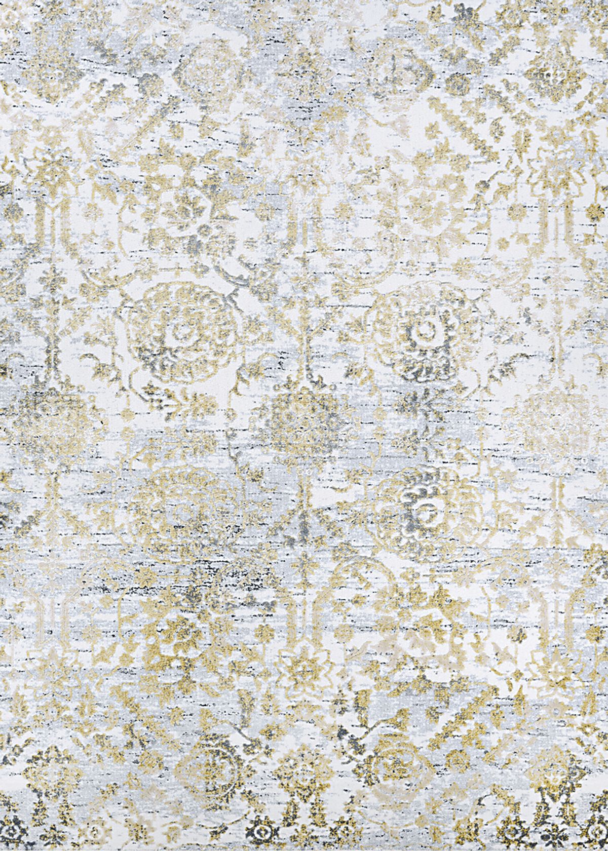 Mally Way Gold Yellow Rug | Rooms to Go