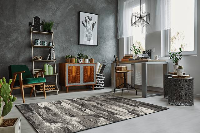 Malmis Gray 5'3 x 7'7 Rug - Thumbnail - Image 2