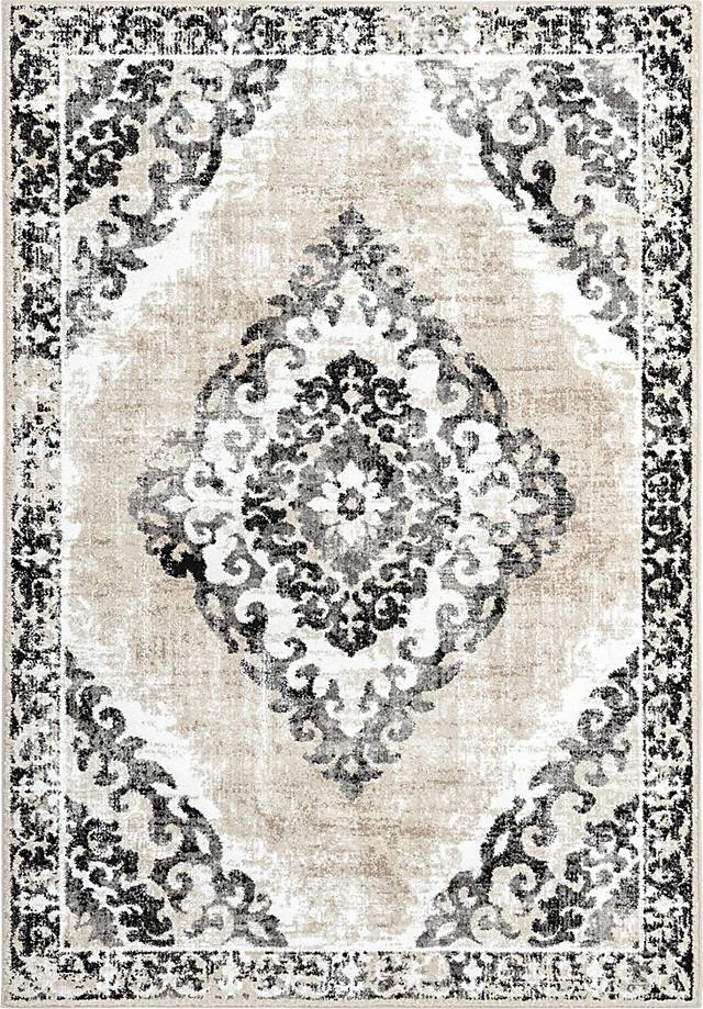 Malo Gray 7'8 x 10'x10 Rug - Thumbnail - Image 1