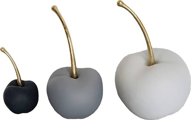 Malomo Gray Sculpture, Set of 3 - Thumbnail - Image 4
