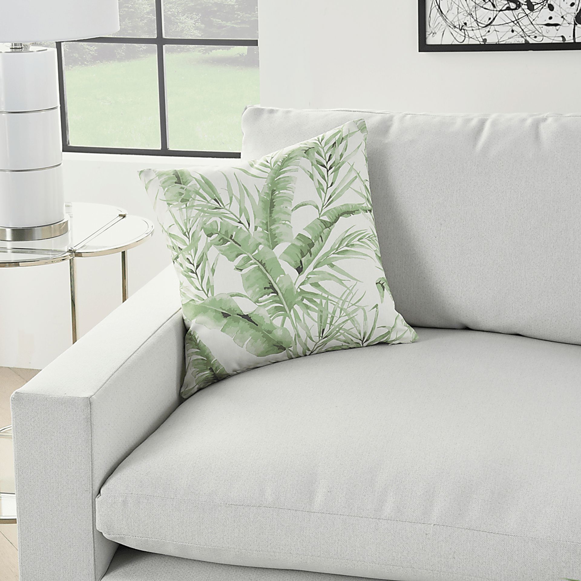 Malon Green Indoor/Outdoor Accent Pillow - Image 4