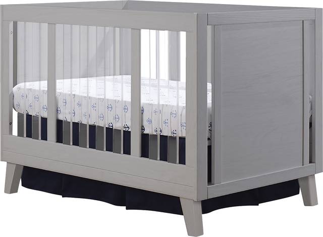 Malou Gray Crib - Thumbnail - Image 1