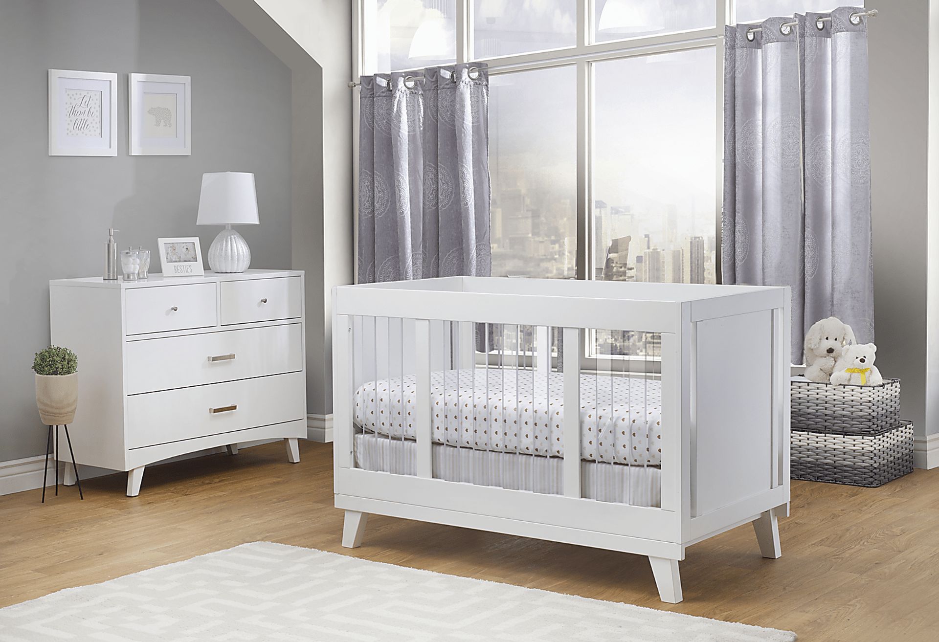 Malou White Crib - Image 2