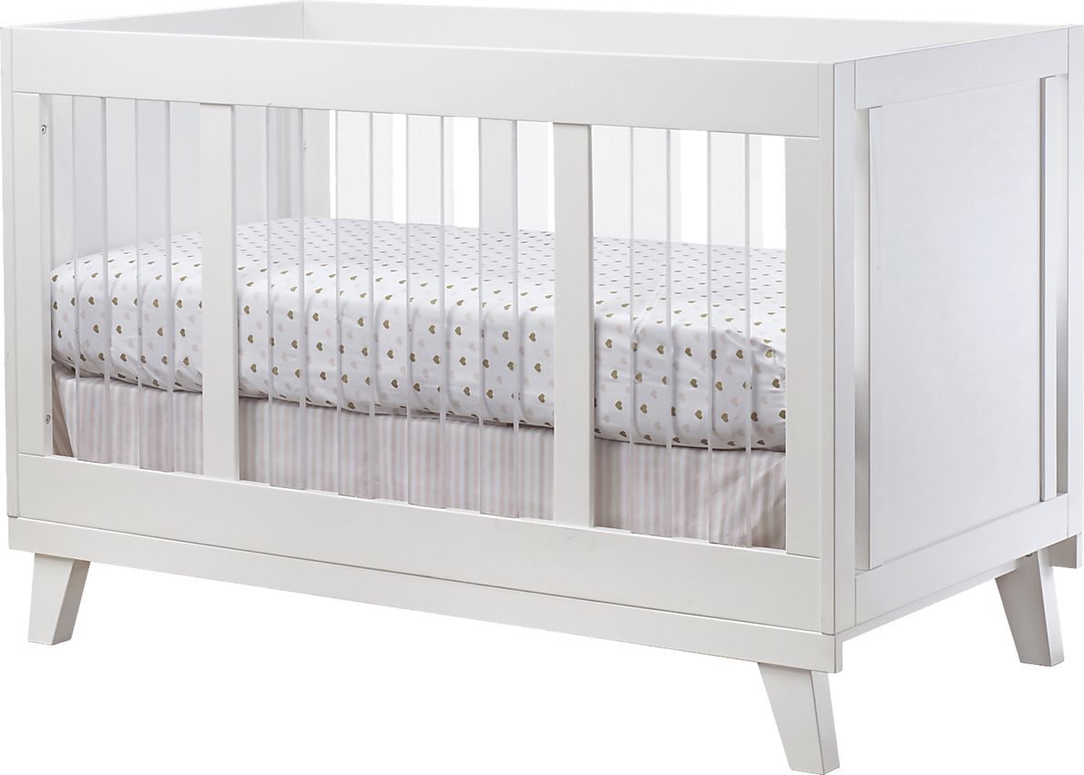 Malou White Crib