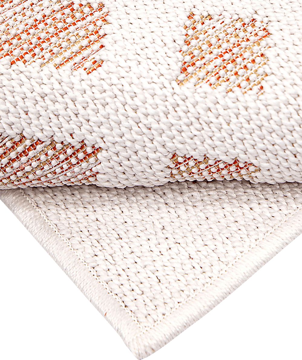 Malverne Orange 5'3 x 7'6 Rug