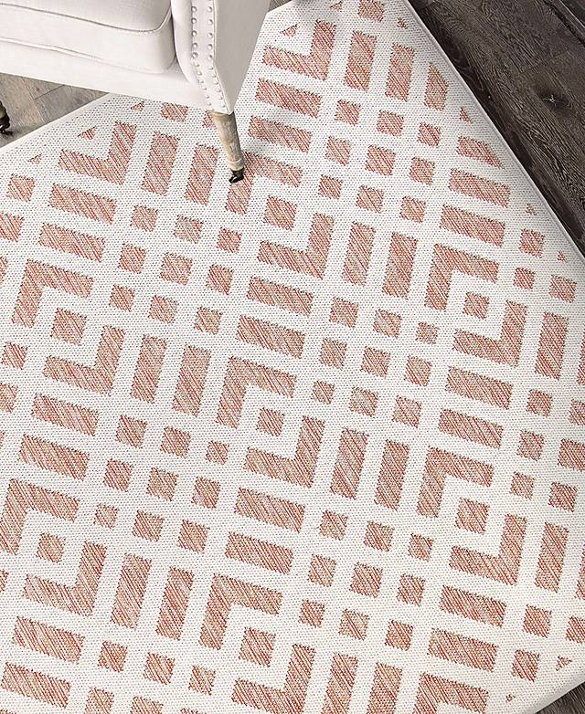Malverne Orange 7'10 x 10'10 Rug - Thumbnail - Image 2