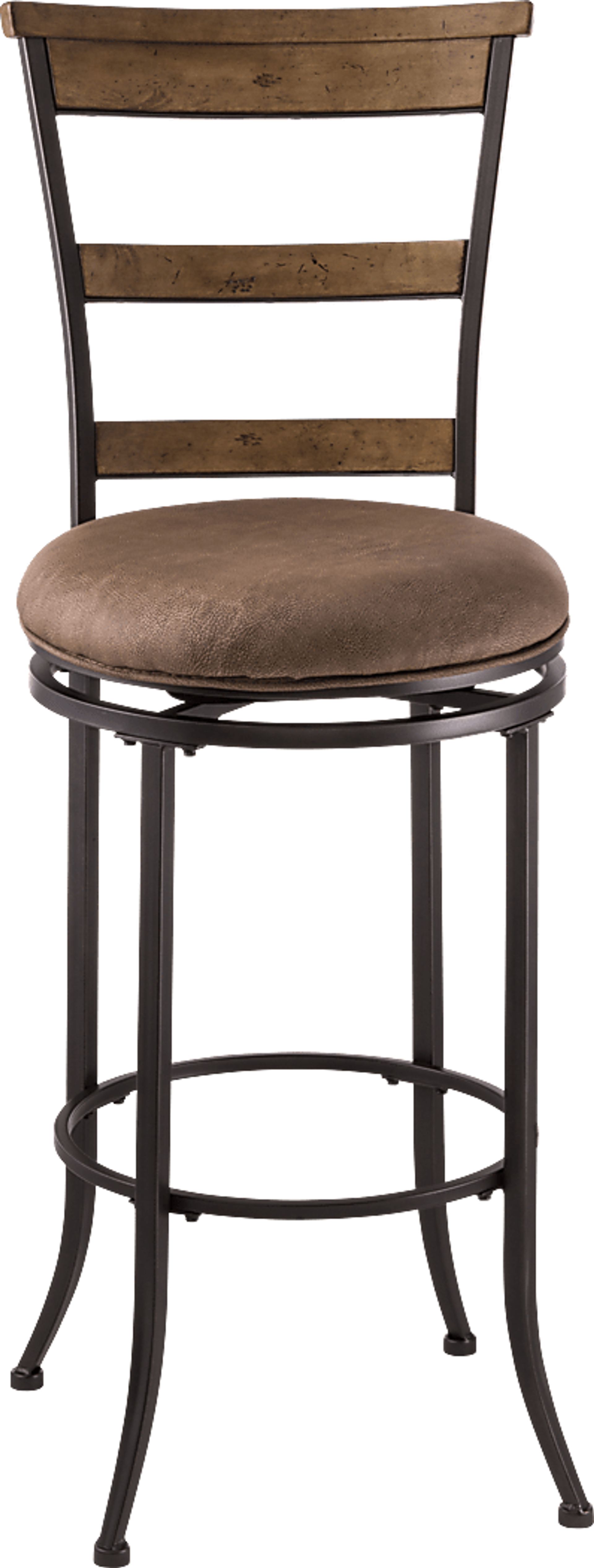 Mamers Gray Swivel Counter Height Stool - Image 1
