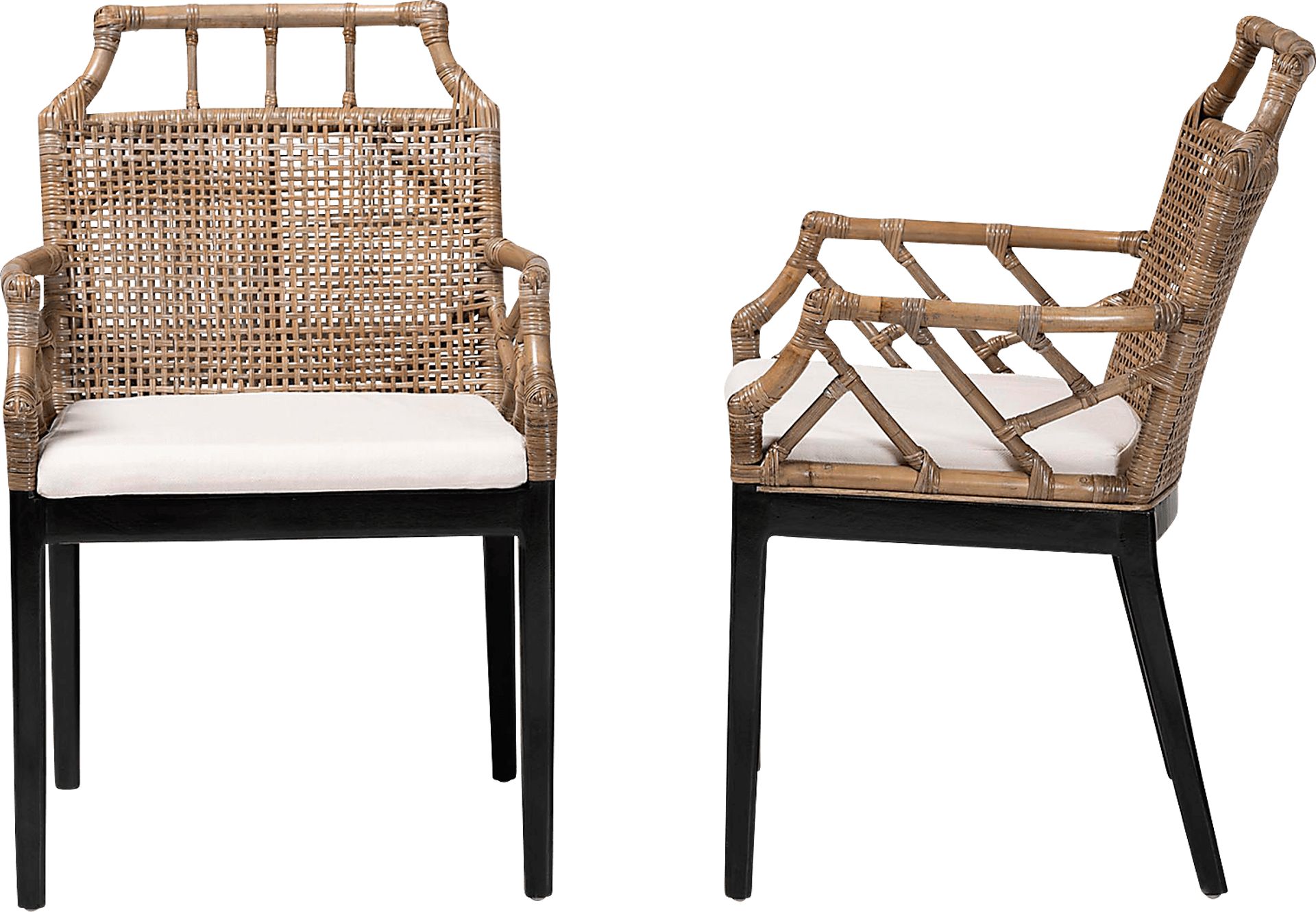 Mamomer Brown Arm Chair, Set of 2 - Image 8