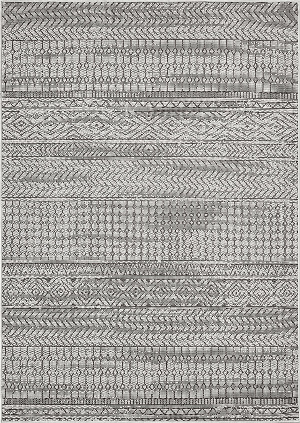 Manar Gray Outdoor Rugs | Rooms to Go