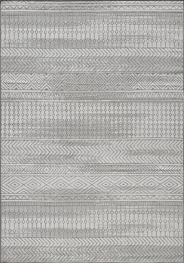 Manar Gray 5'3 x 7'3 Indoor/Outdoor Rug - Thumbnail - Image 13