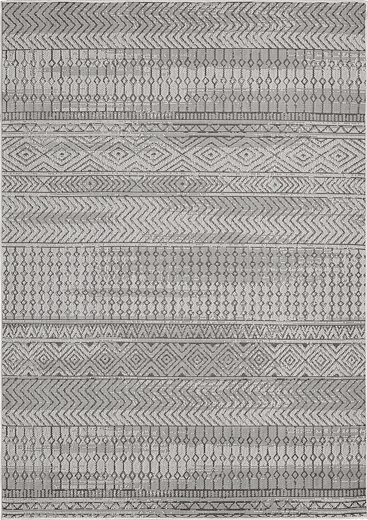 Manar Gray Outdoor Rugs | Rooms to Go