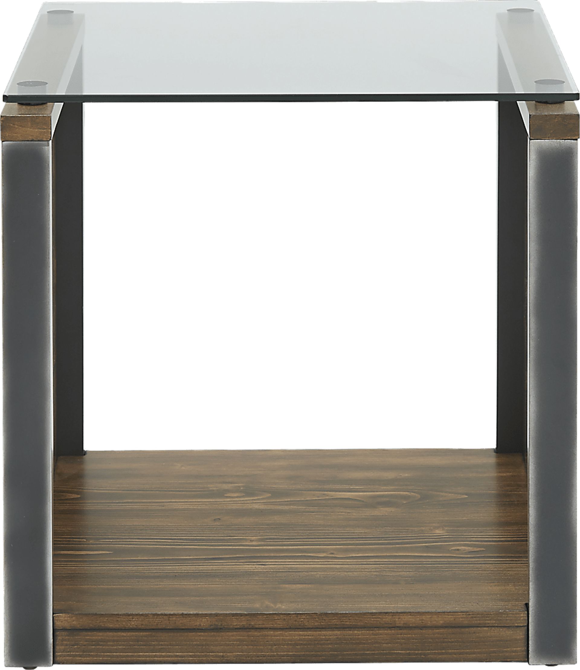 Manass Brown End Table - Image 2