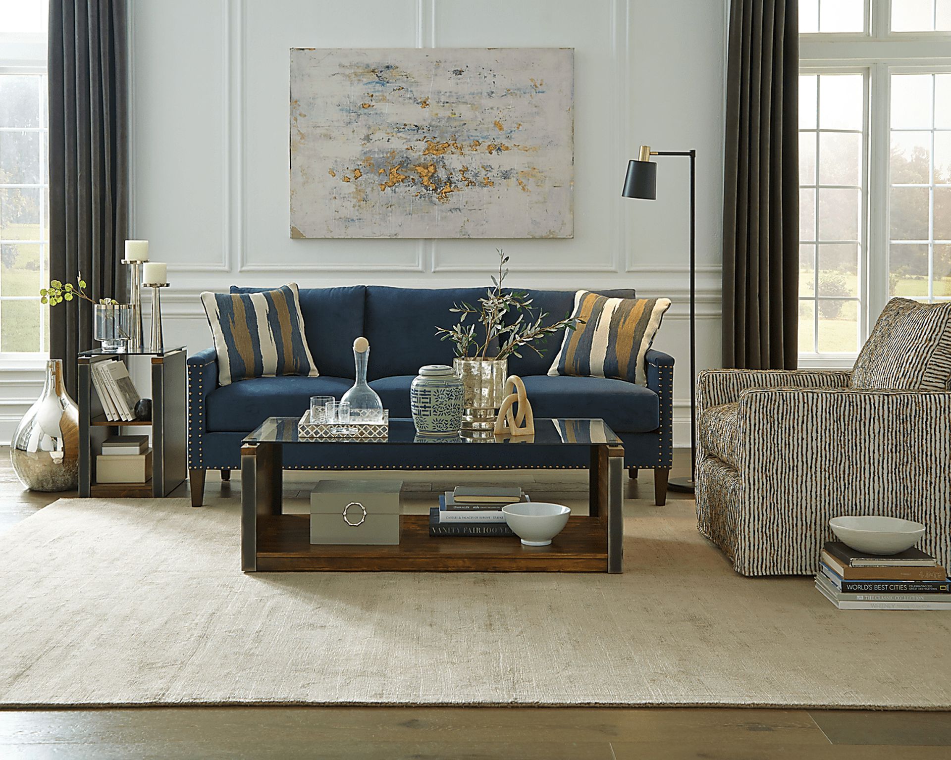 Manass Brown End Table - Image 3