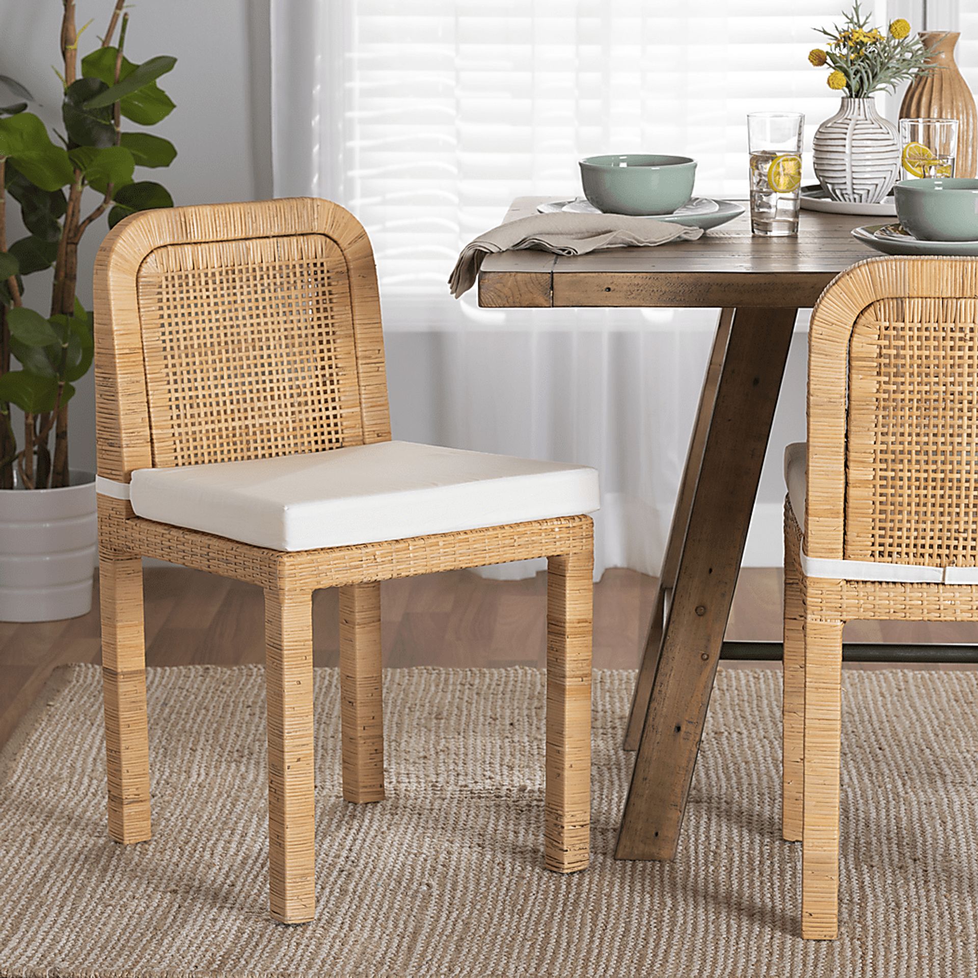 Manassas Natural Dining Chair, Set of 2 - Image 2