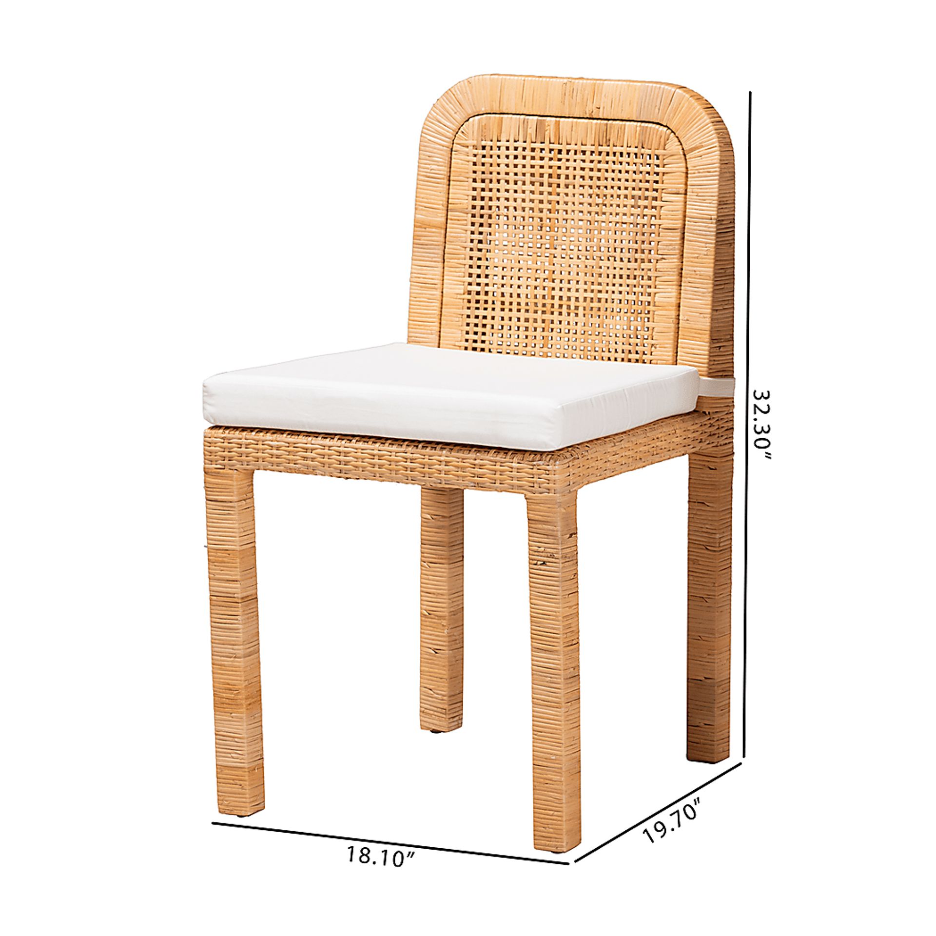 Manassas Natural Dining Chair, Set of 2 - Image 9