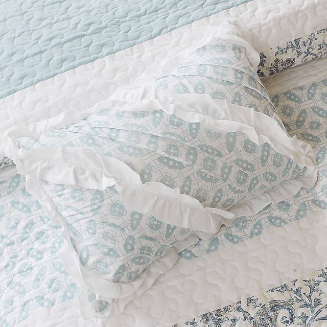 Manasses Blue 9 Pc King Duvet Set - Thumbnail - Image 4