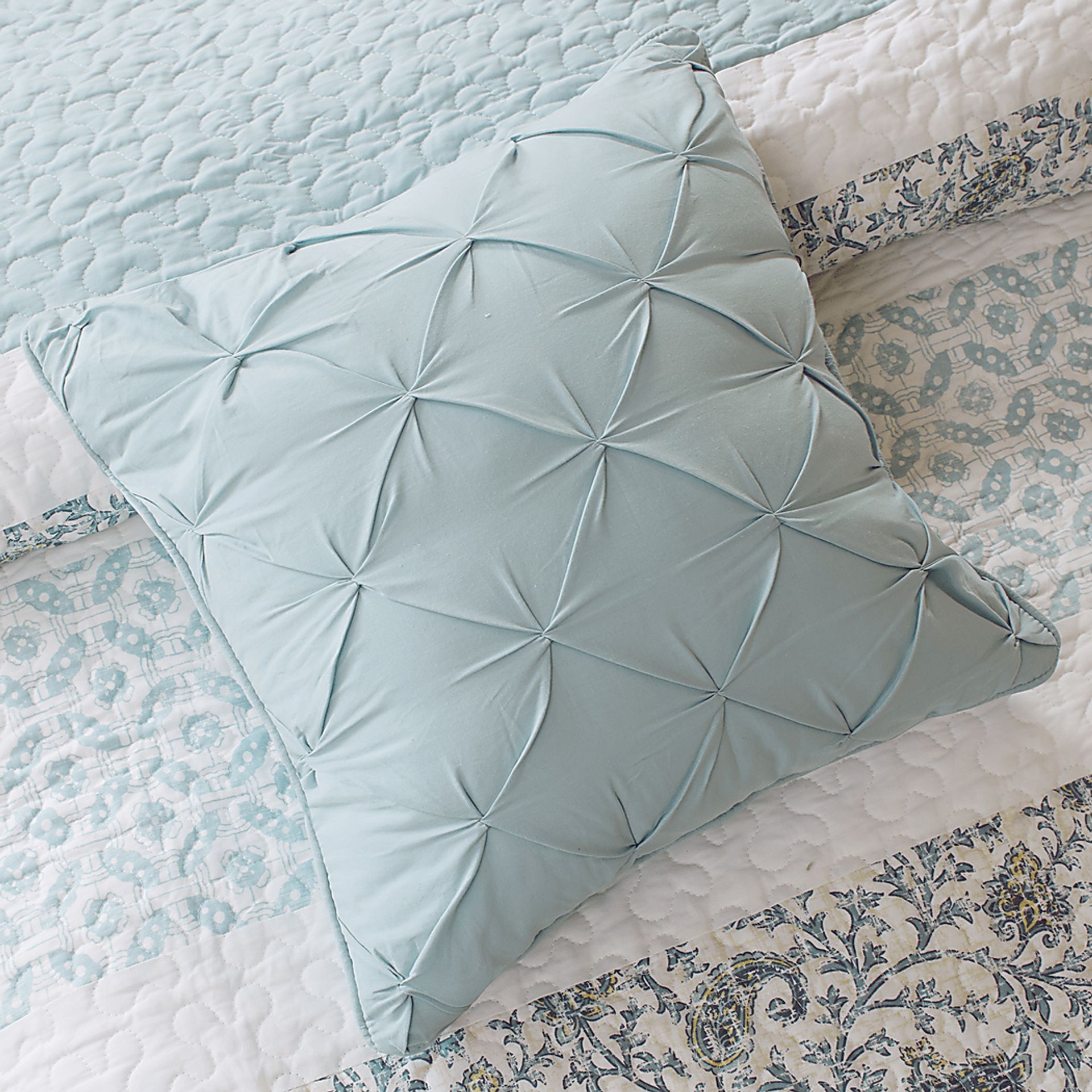 Manasses Blue 9 Pc King Duvet Set - Image 5