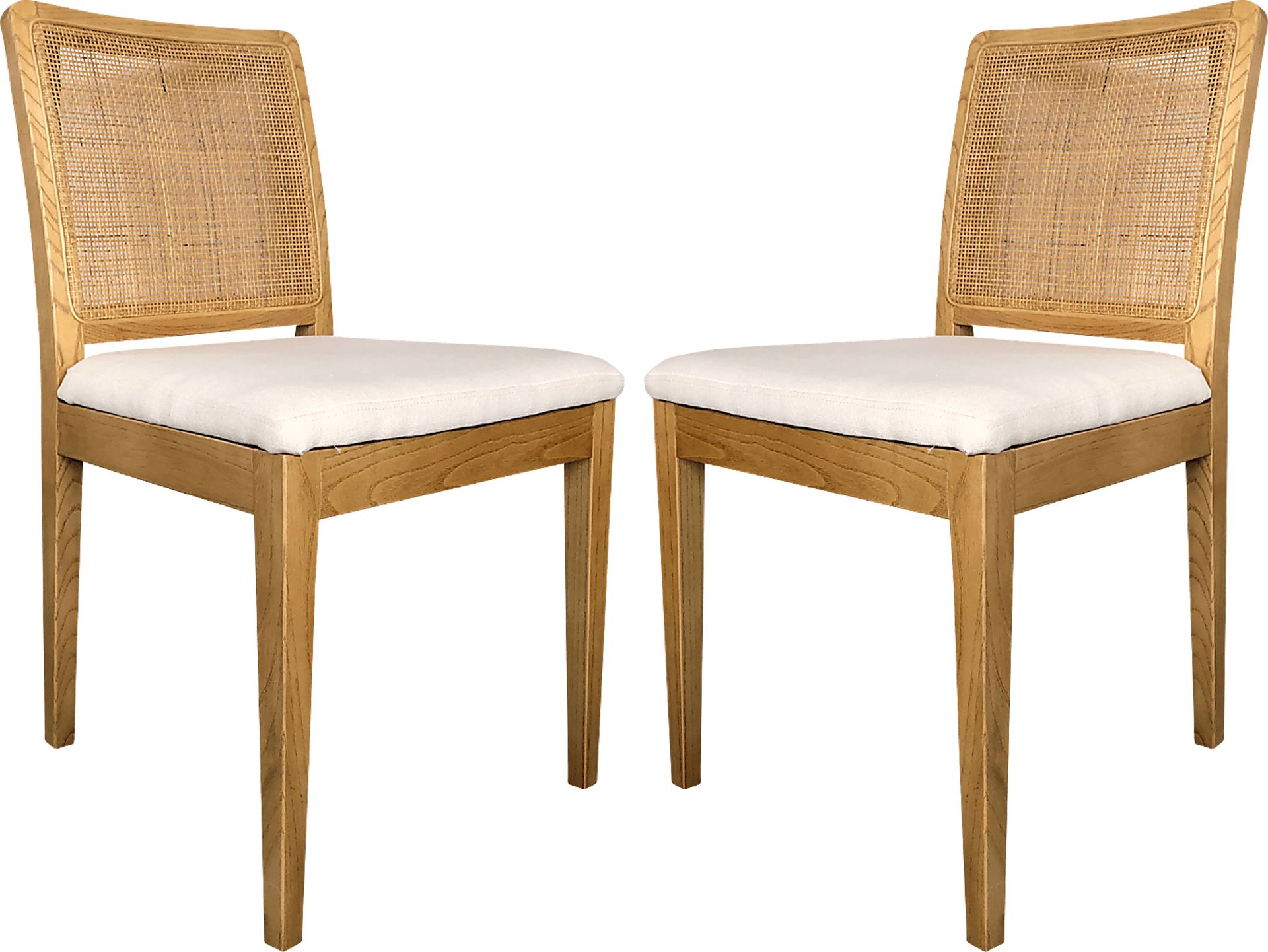 Manatel Natural Dining Chair, Set of 2 - Image 1