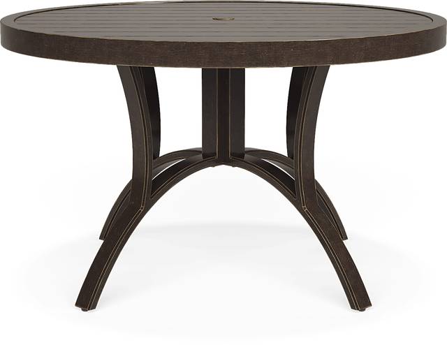 Manchester Hill Antique Bronze 48 in. Round Outdoor Dining Table - Thumbnail - Image 3