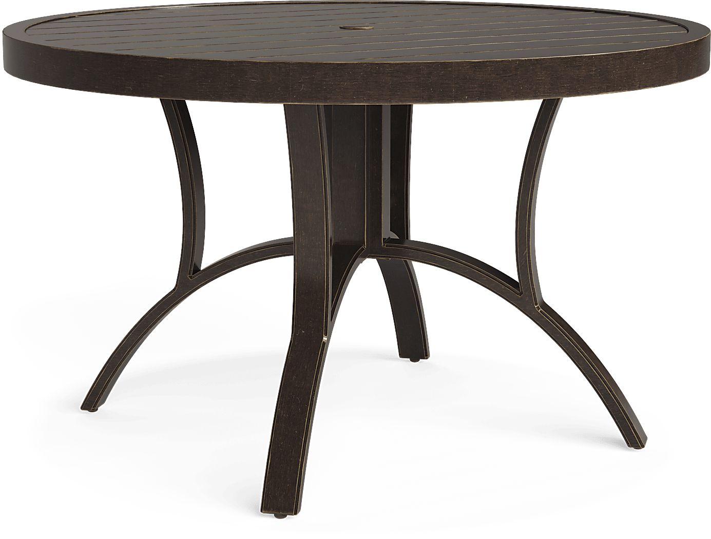 Manchester Hill Antique Bronze 48 in. Round Outdoor Dining Table