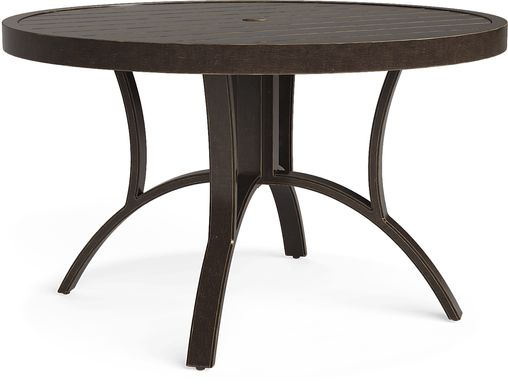 Manchester Hill Antique Bronze 48 in. Round Outdoor Dining Table
