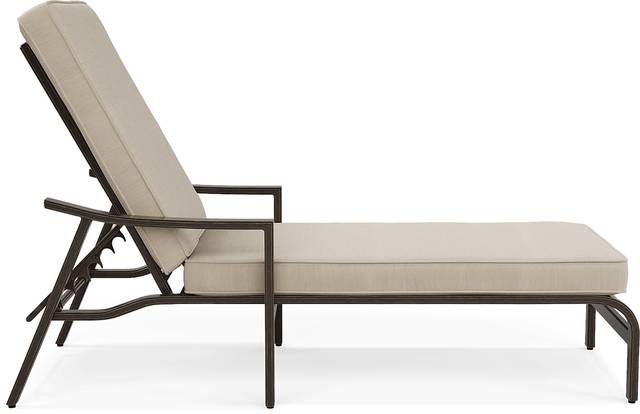 Manchester Hill Antique Bronze Outdoor Chaise - Thumbnail - Image 3