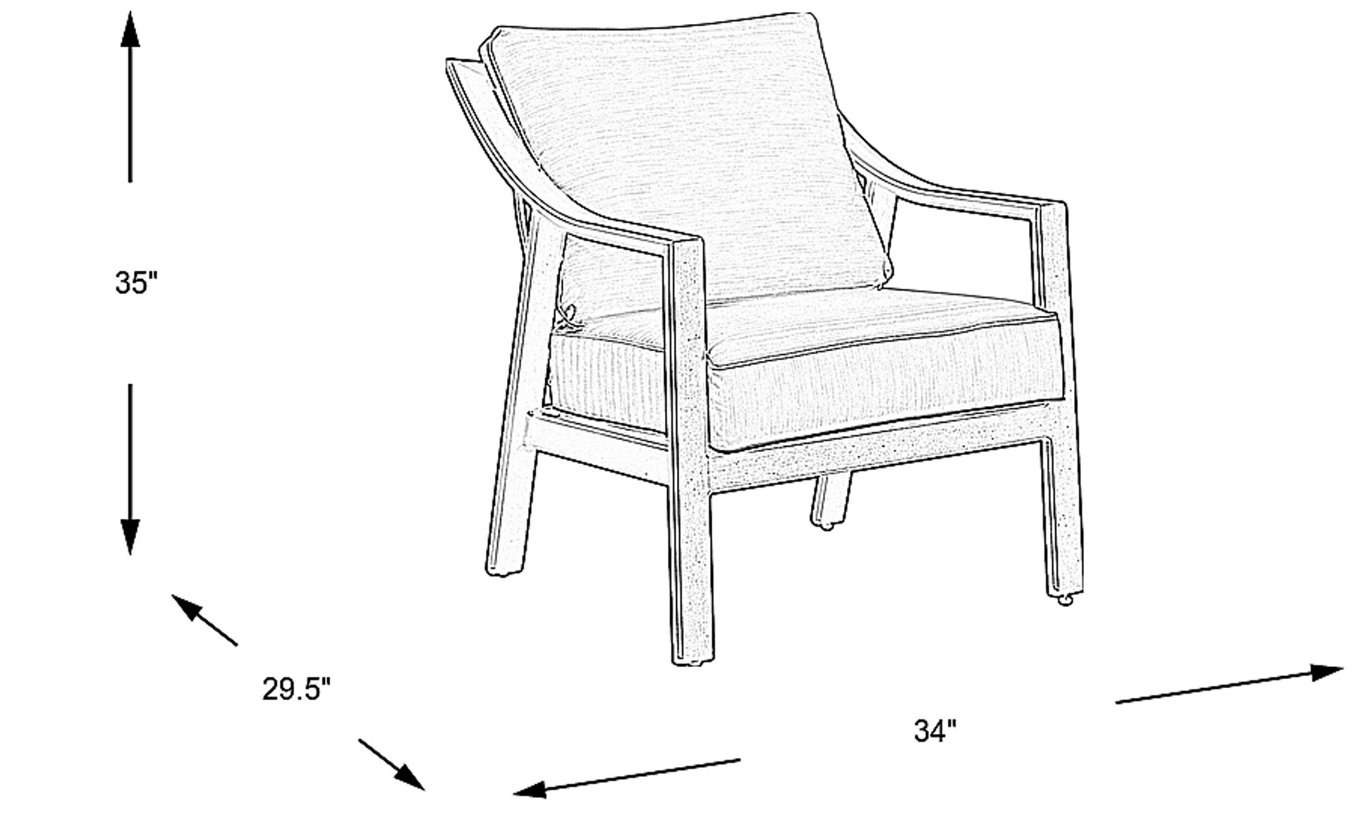 Dimension Image. Please refer to the Dimension Tab on this page for dimension details.
