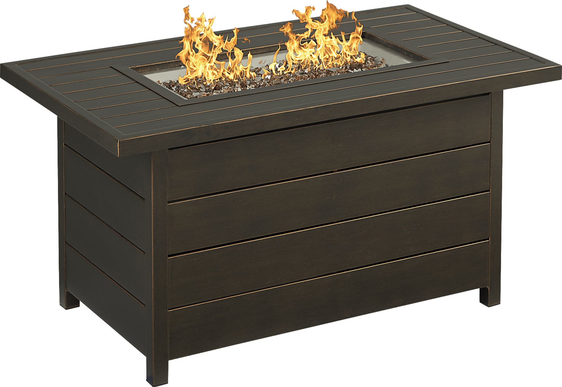 Manchester Hill Antique Bronze 4 Pc Outdoor Fire Pit Seating Set - Image 6