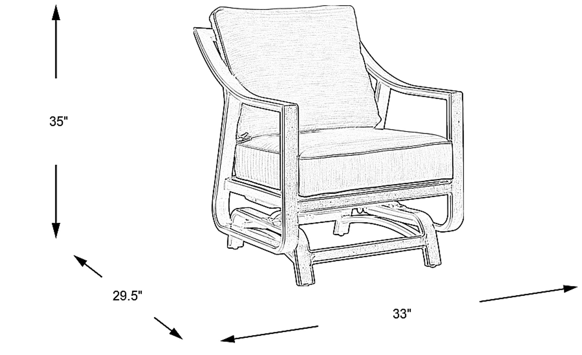 Dimension Image. Please refer to the Dimension Tab on this page for dimension details.