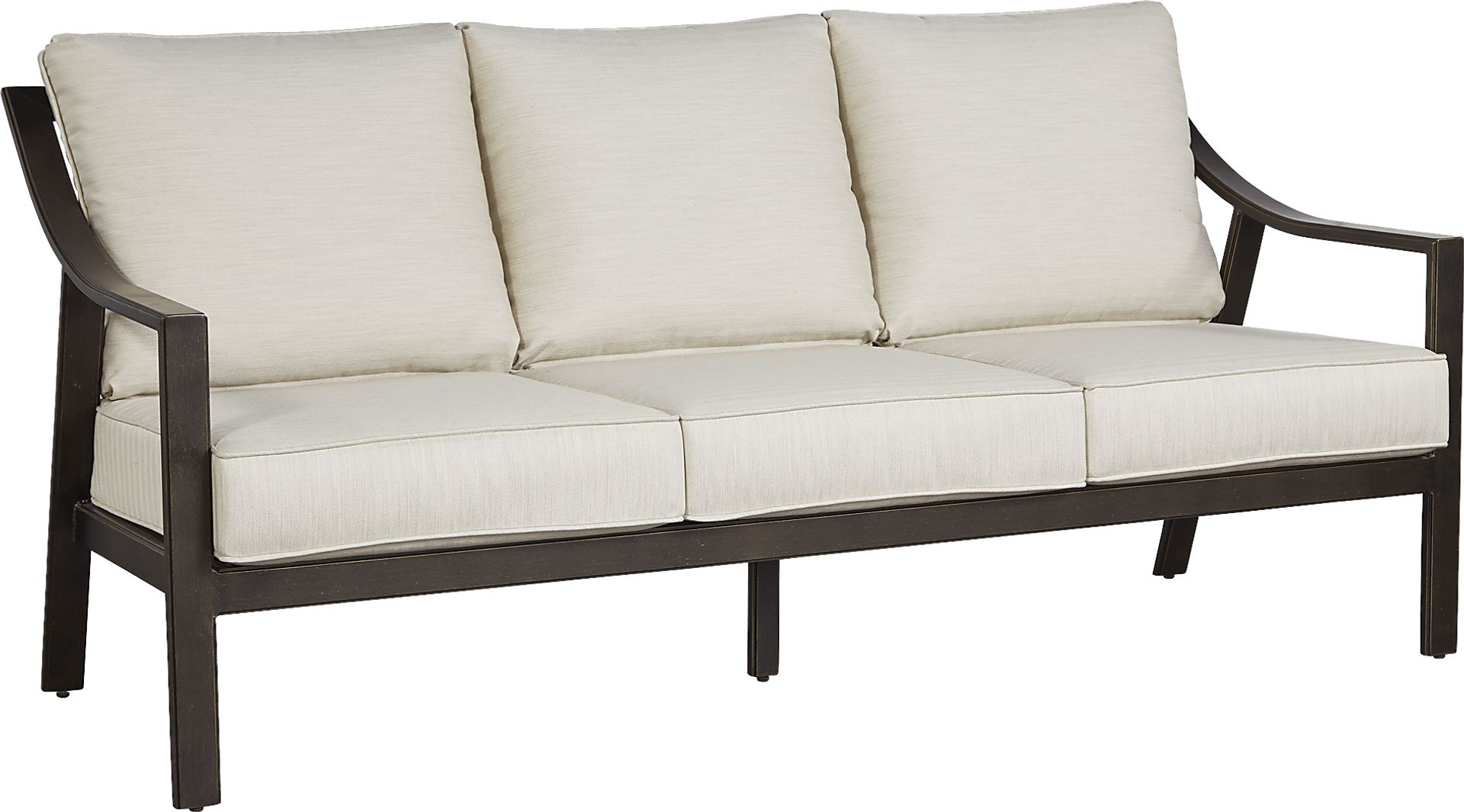 Manchester Hill Antique Bronze Outdoor Sofa - Image 2