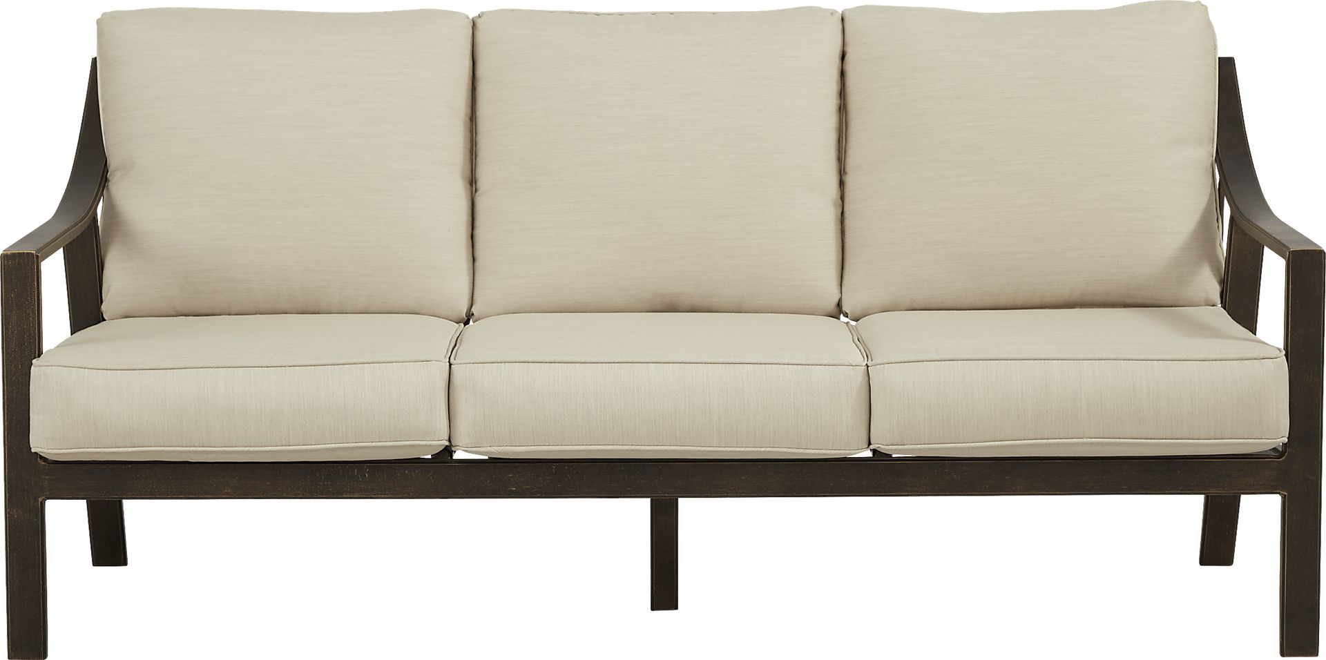Manchester Hill Antique Bronze Outdoor Sofa - Image 3