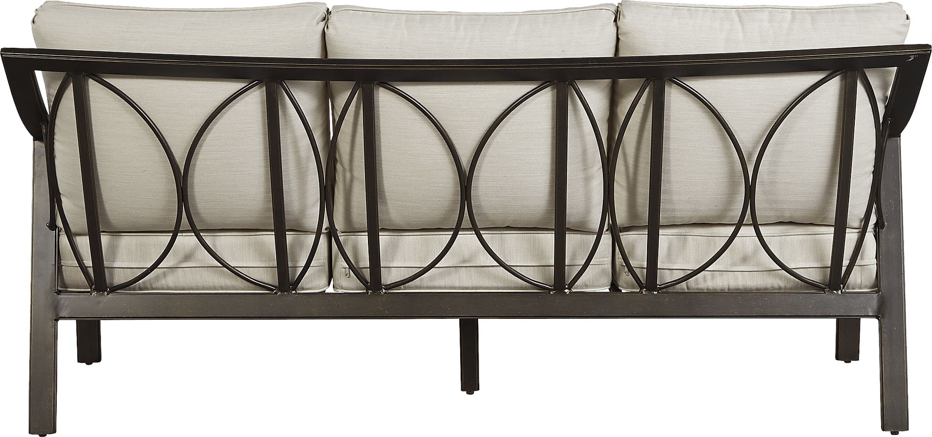 Manchester Hill Antique Bronze Outdoor Sofa - Image 4