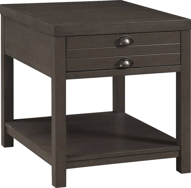 Mandal Brown End Table - Thumbnail - Image 1