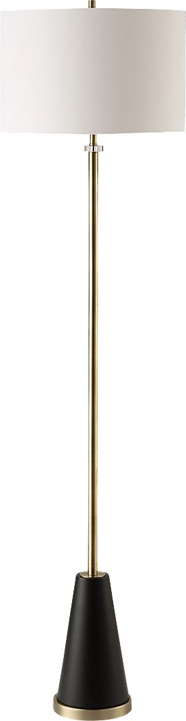 Mandalay Summit Brass Floor Lamp
