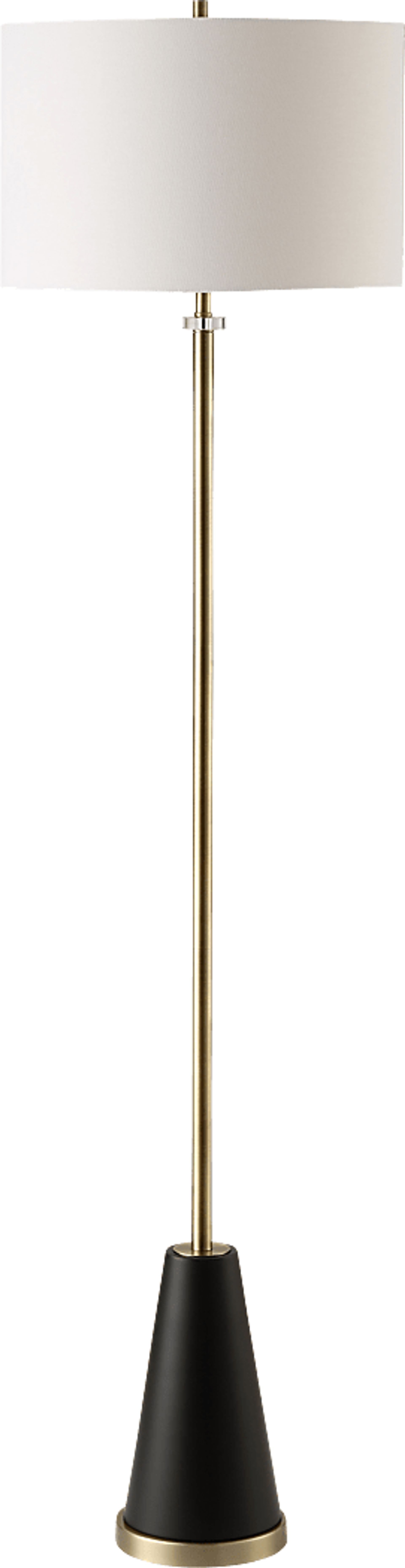 Mandalay Summit Brass Floor Lamp - Image 1