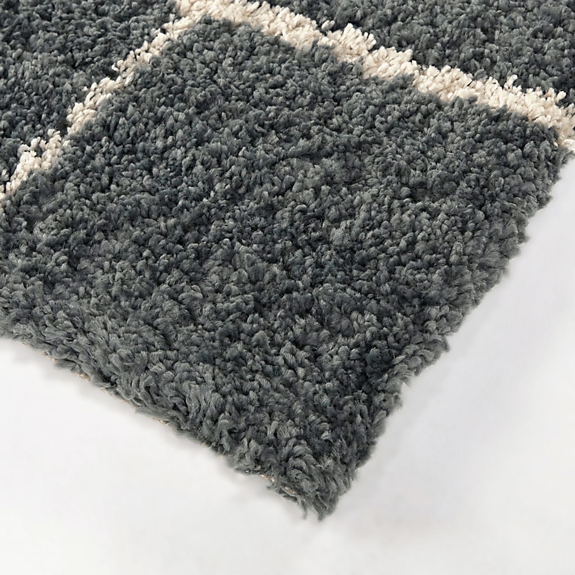 Kids Slatecheck Charcoal 5'3 x 7' Rug - Image 4